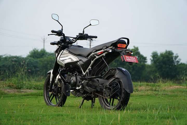 Bajaj Freedom 125 Left Rear Three Quarter