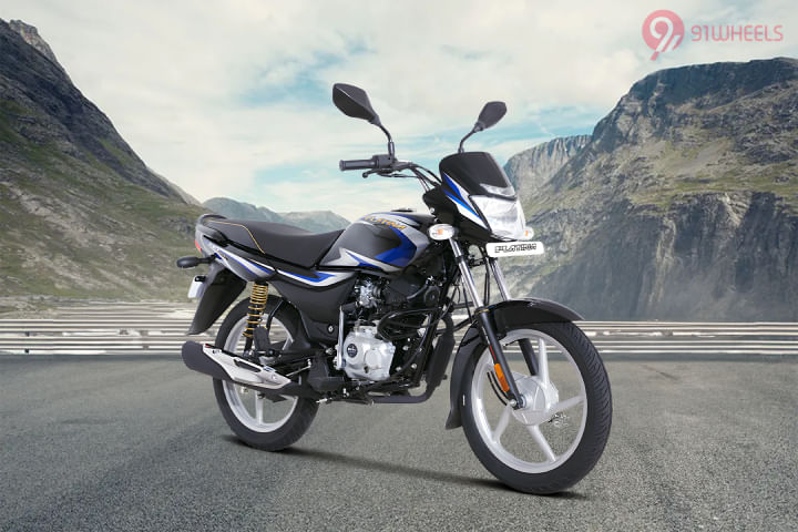 Bajaj Platina 100 Right Front Three Quarter