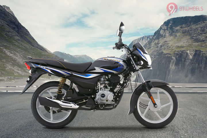 Bajaj Platina 100 Right Side View
