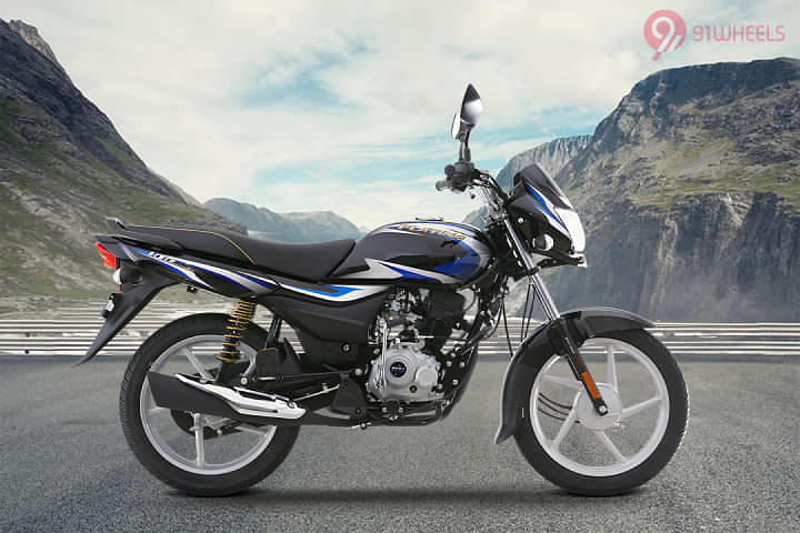 Bajaj Platina 100 Right Side View