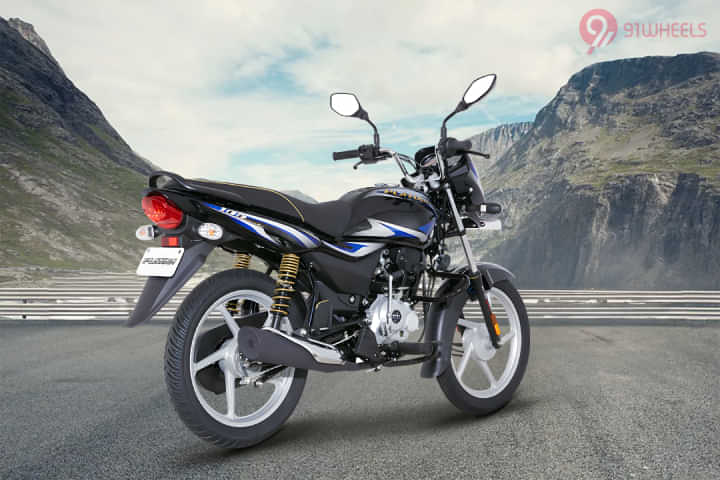 Bajaj Platina 100 Right Rear Three Quarter