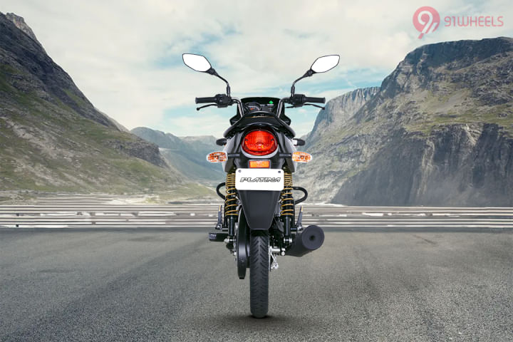 Bajaj Platina 100 Rear View