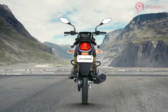 Bajaj Platina 100 Rear View Bajaj Platina 100 Rear View