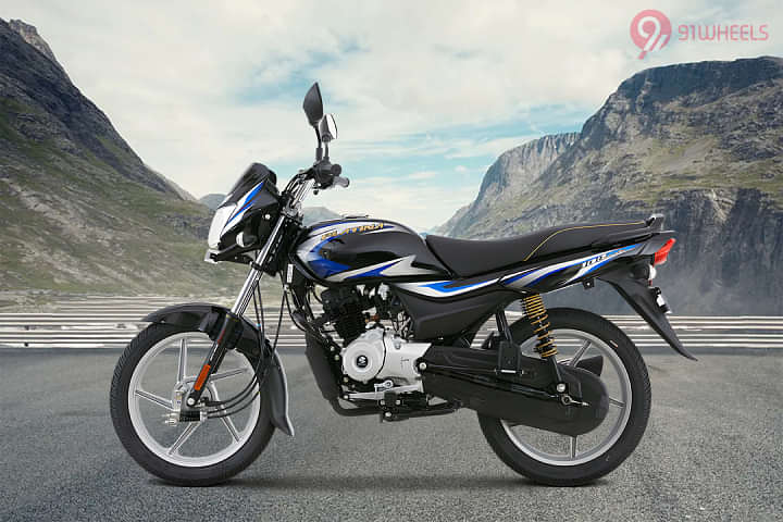 Bajaj Platina 100 Left Side View