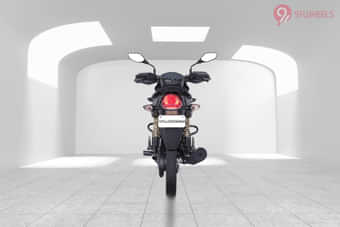 Bajaj Platina 110 Rear View Bajaj Platina 110 Rear View