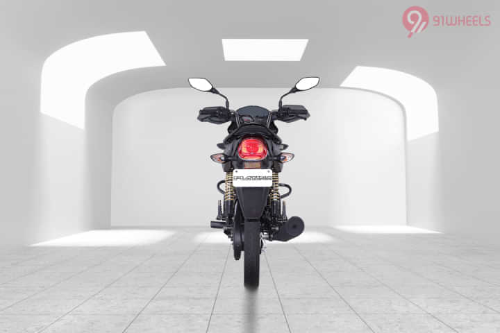 Bajaj Platina 110 Rear View Bajaj Platina 110 Rear View