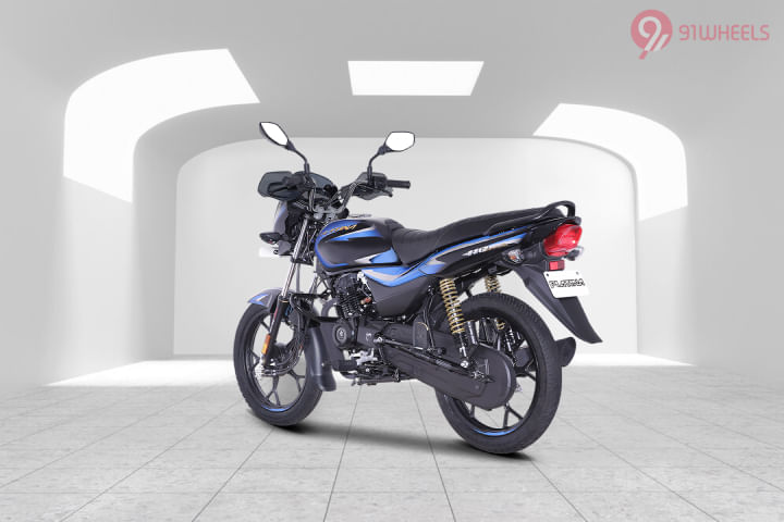Bajaj Platina 110 Left Rear Three Quarter