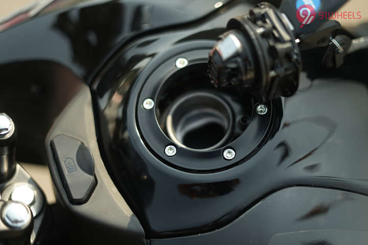 Bajaj Pulsar N125 Open Fuel Lid