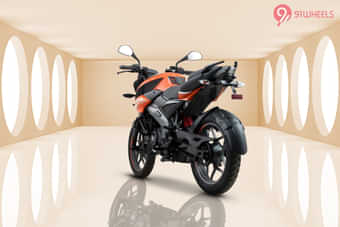 Bajaj Pulsar NS 125 Left Rear Three Quarter Bajaj Pulsar NS 125 Left Rear Three Quarter