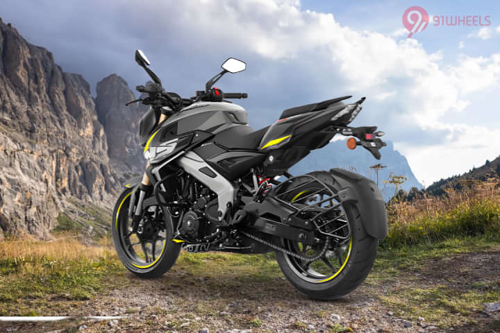 Bajaj Pulsar NS400Z Left Rear Three Quarter