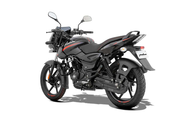 Bajaj Pulsar P150 Left Rear Three Quarter