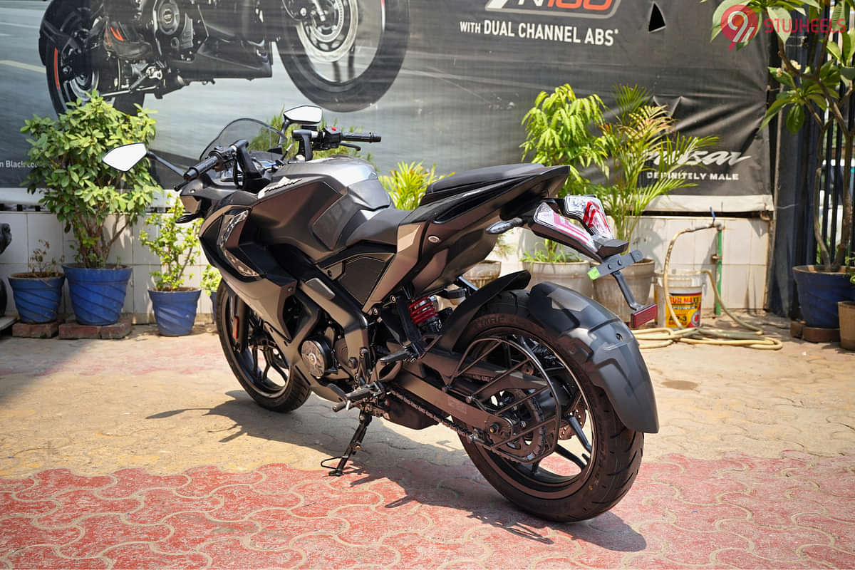 Bajaj Pulsar RS 200 Left Rear Three Quarter