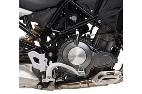 Benelli TRK 502 X Adventure Yellow Engine From Right