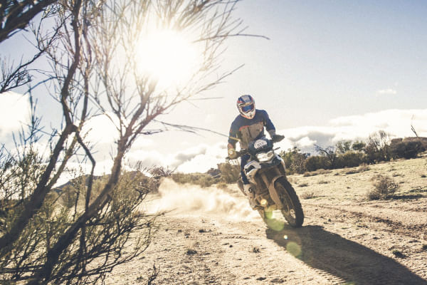 BMW F 850 GS Riding Shot