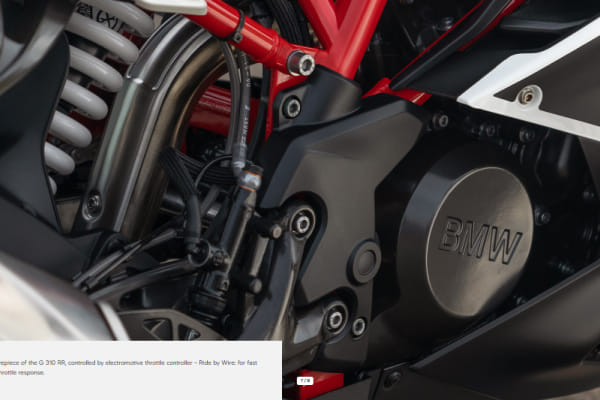 BMW G 310 RR Engine From Right BMW G 310 RR Engine From Right