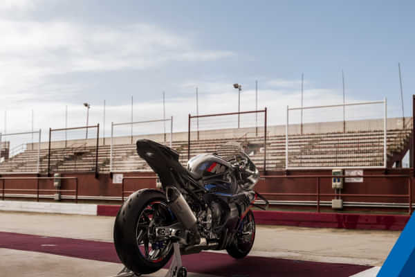 BMW M 1000 RR Right Rear Three Quarter BMW M 1000 RR Right Rear Three Quarter