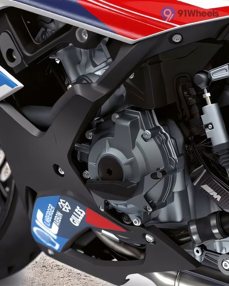 M 1000 RR Engine From Left