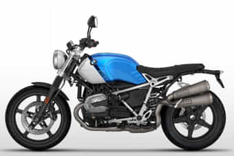 BMW R NineT Scrambler Left Side View BMW R NineT Scrambler Left Side View