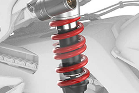 BMW S 1000 XR Pro Racing Red Rear Suspension Spring Preload Setting