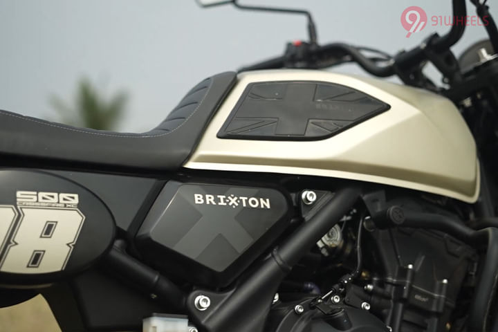 Brixton Crossfire 500 Battery Compartment