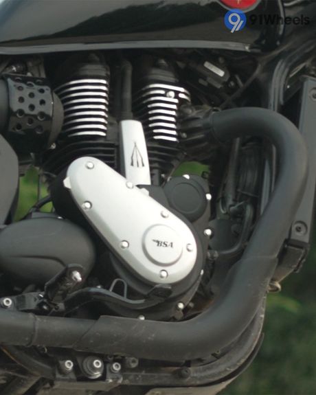 Gold Star 650 Engine From Left