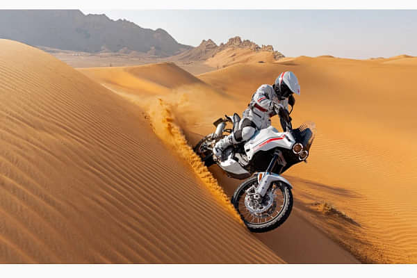 Ducati DesertX Riding Shot