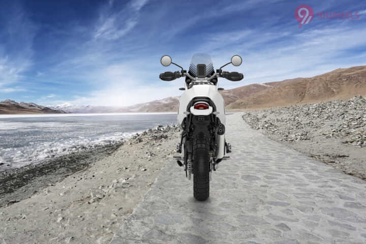 Ducati DesertX Rear View Ducati DesertX Rear View