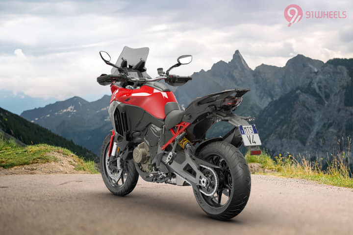 Ducati Multistrada V4 Left Rear Three Quarter
