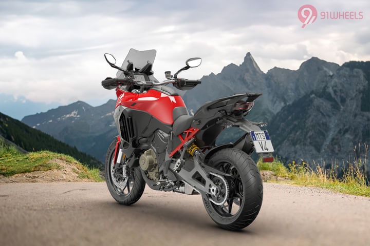 Ducati Multistrada V4 Left Rear Three Quarter