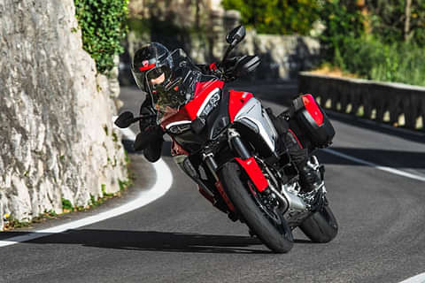 Ducati Multistrada V4 Rally Riding Shot