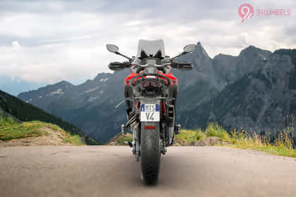 Ducati Multistrada V4 Rear View Ducati Multistrada V4 Rear View