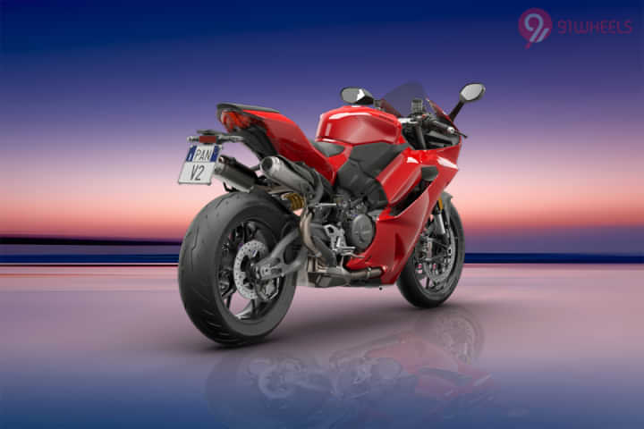 Ducati Panigale V2 Right Rear Three Quarter Ducati Panigale V2 Right Rear Three Quarter