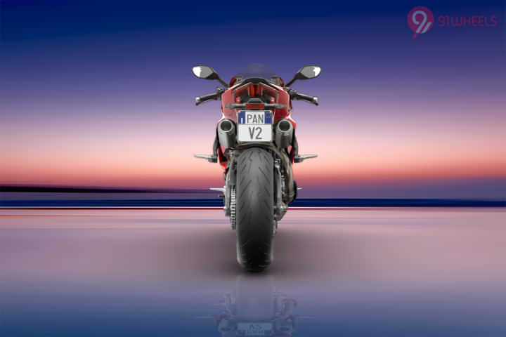 Ducati Panigale V2 Rear View Ducati Panigale V2 Rear View