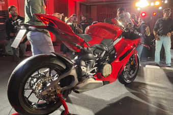 Ducati Panigale V4 Right Rear Three Quarter Ducati Panigale V4 Right Rear Three Quarter