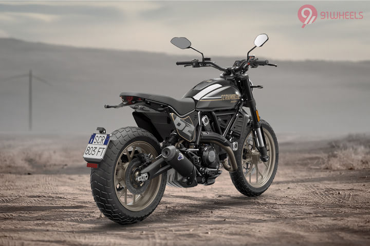 Ducati Scrambler Full Throttle Right Rear Three Quarter