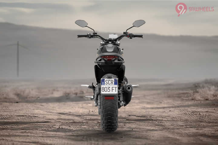 Ducati Scrambler Full Throttle Rear View Ducati Scrambler Full Throttle Rear View