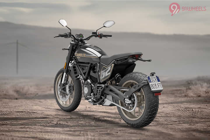 Ducati Scrambler Full Throttle Left Rear Three Quarter Ducati Scrambler Full Throttle Left Rear Three Quarter