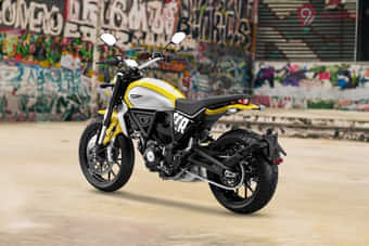Ducati Scrambler Icon Left Rear Three Quarter Ducati Scrambler Icon Left Rear Three Quarter