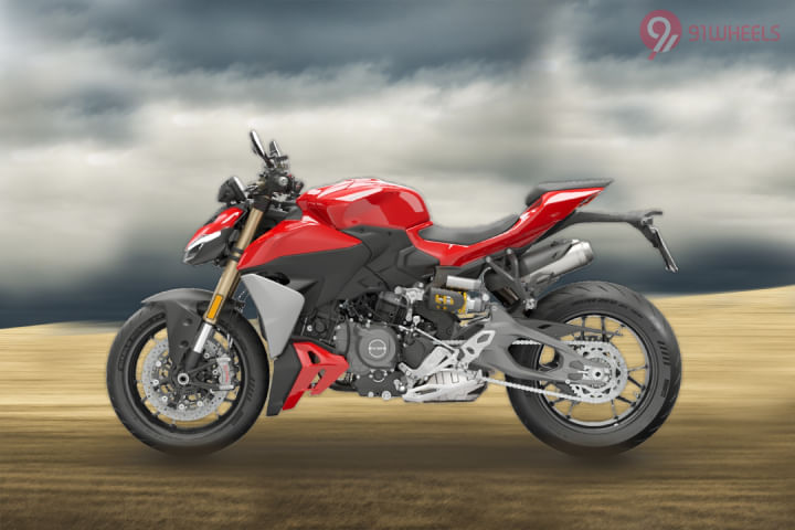Ducati Streetfighter V2 Left Side View