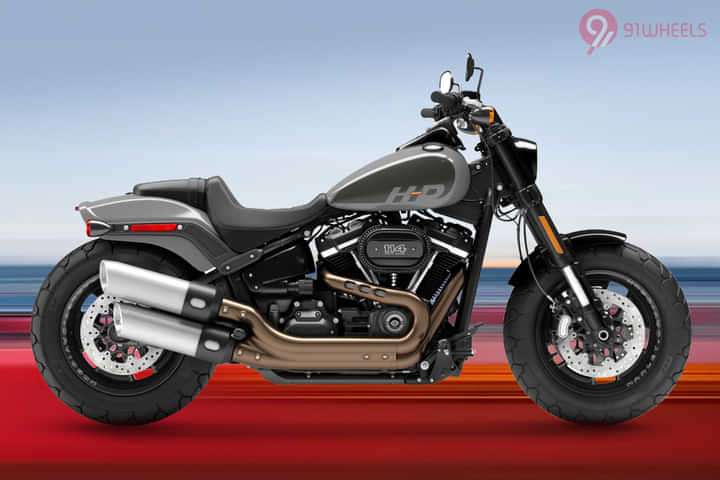 Harley-Davidson Fat Bob 114 BS6 Right Side View Harley-Davidson Fat Bob 114 BS6 Right Side View