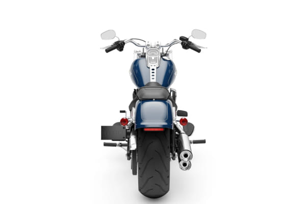 Harley-Davidson Fat Boy Rear View Harley-Davidson Fat Boy Rear View