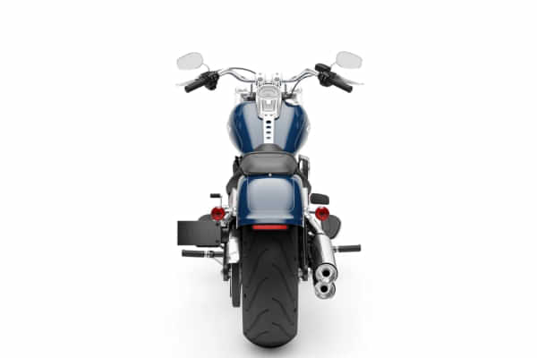 Harley-Davidson Fat Boy Rear View Harley-Davidson Fat Boy Rear View