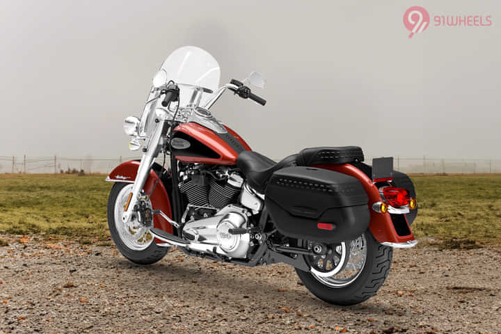 Harley-Davidson Heritage Classic BS6 Left Rear Three Quarter Harley-Davidson Heritage Classic BS6 Left Rear Three Quarter
