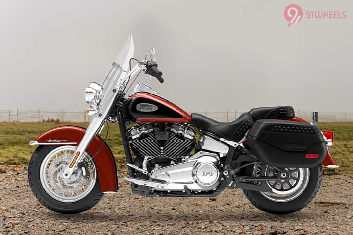 Harley-Davidson Heritage Classic BS6 Left Side View Harley-Davidson Heritage Classic BS6 Left Side View
