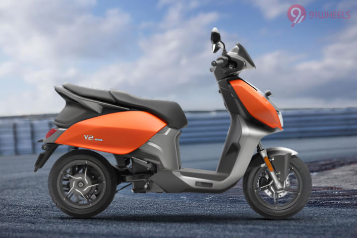 Hero Vida V2 Right Side View