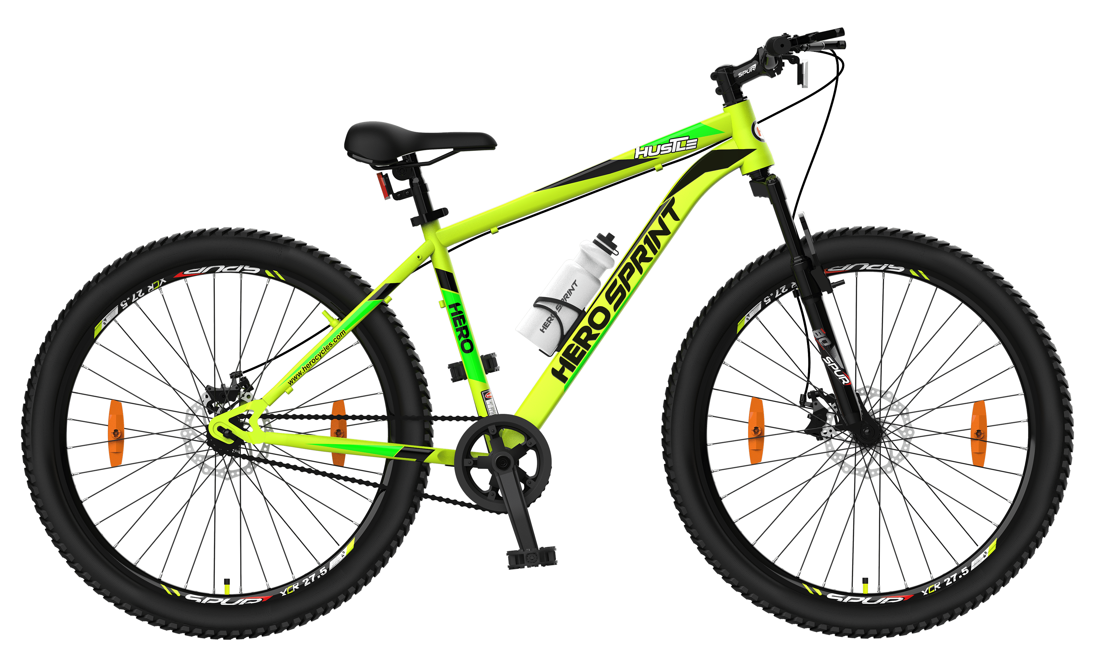 Hero Hustle 29ER SS Double Disc Price 2024 Cycle Images Mileage