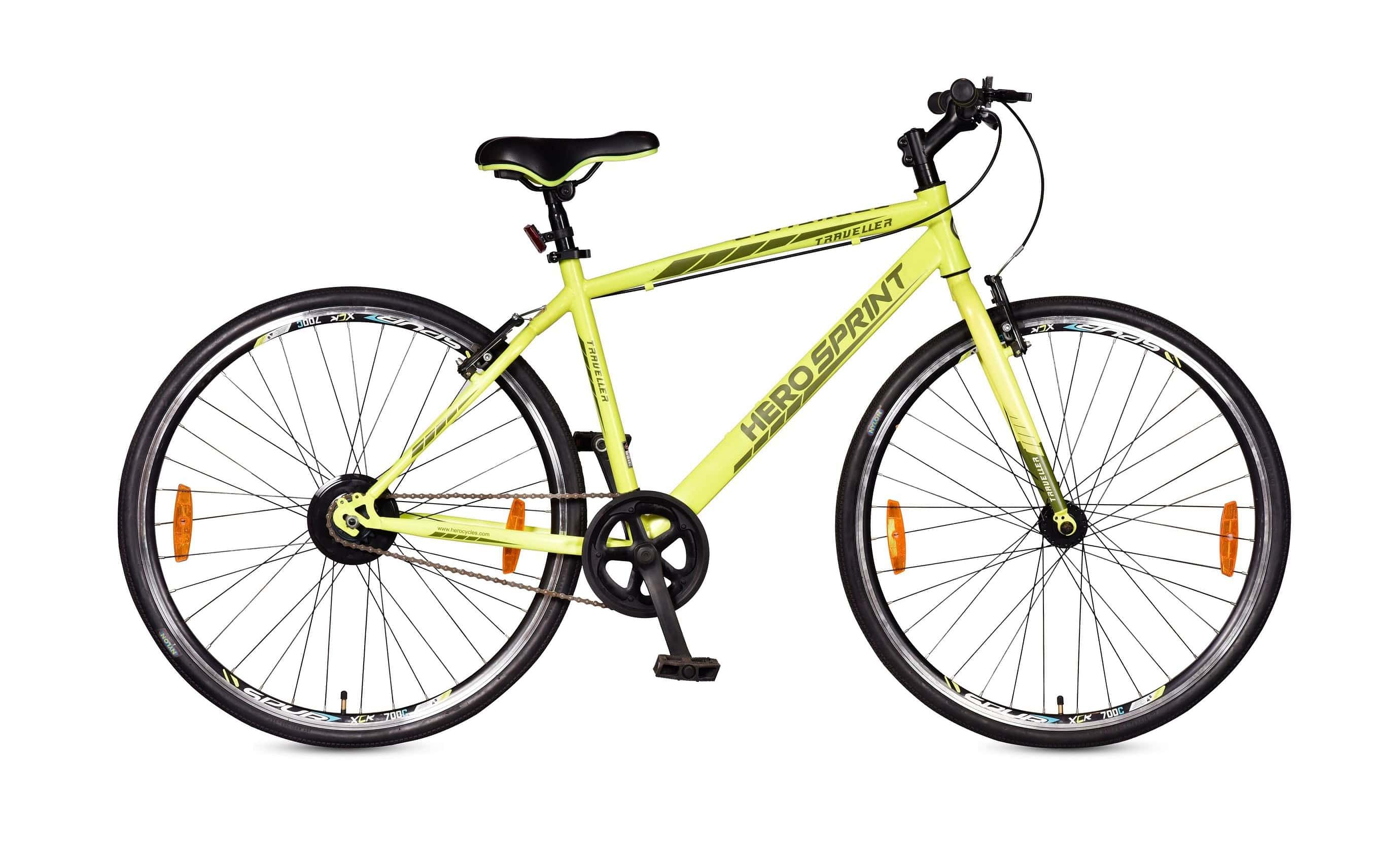 Hero sprint traveller 700c 2025 7 speed hybrid cycle