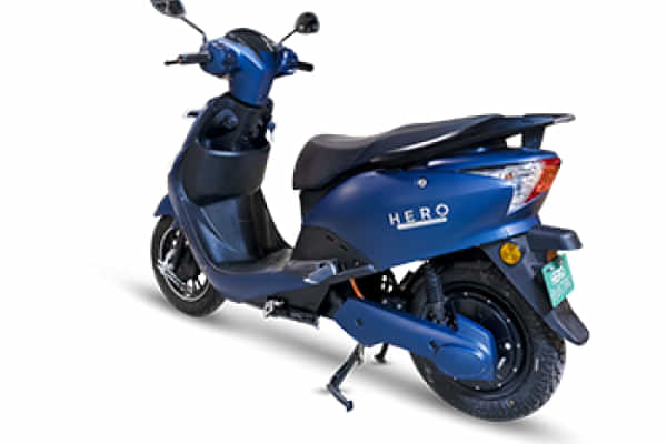 Hero Electric Optima Left Rear Three Quarter