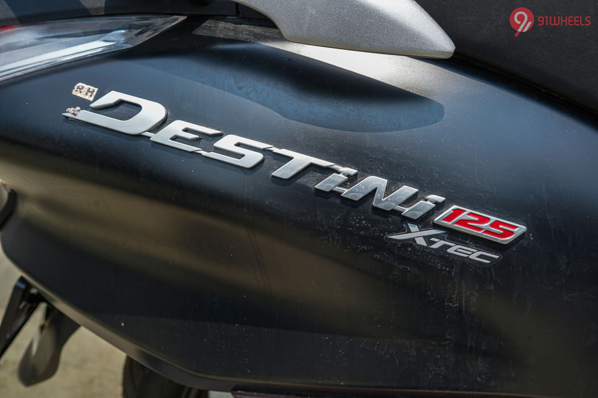Hero Destini 125 XTEC  2022 - 2025 Right Side Body Panel Badge