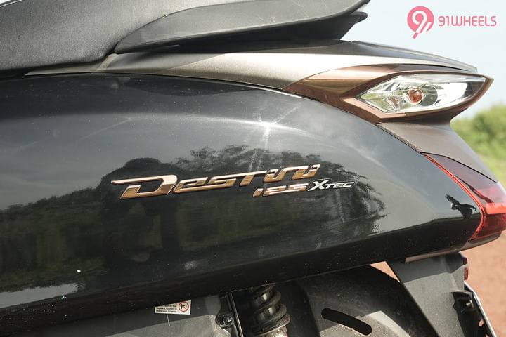 Hero Destini 125 Left Side Body Panel Badge